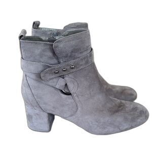 Kelly and Katie microfiber suede ‘Thelima’ mod ankle boots